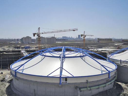 玉树藏族自治州污水池加盖膜结构遮阳篷 - 排名